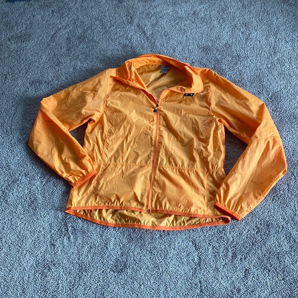 C9 by Champion Orange Lightweight Full Zip Windbreaker Jacket SIZE M